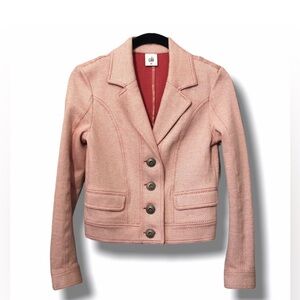 CAbi Amelia Jacquard Cropped Jacket